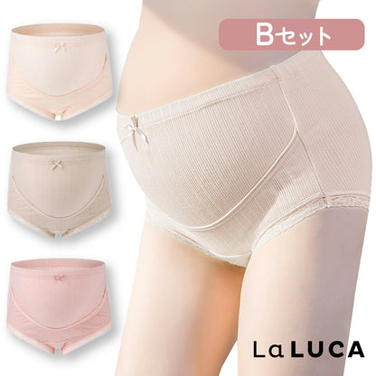 超ラク マタニティショーツ 3枚セット