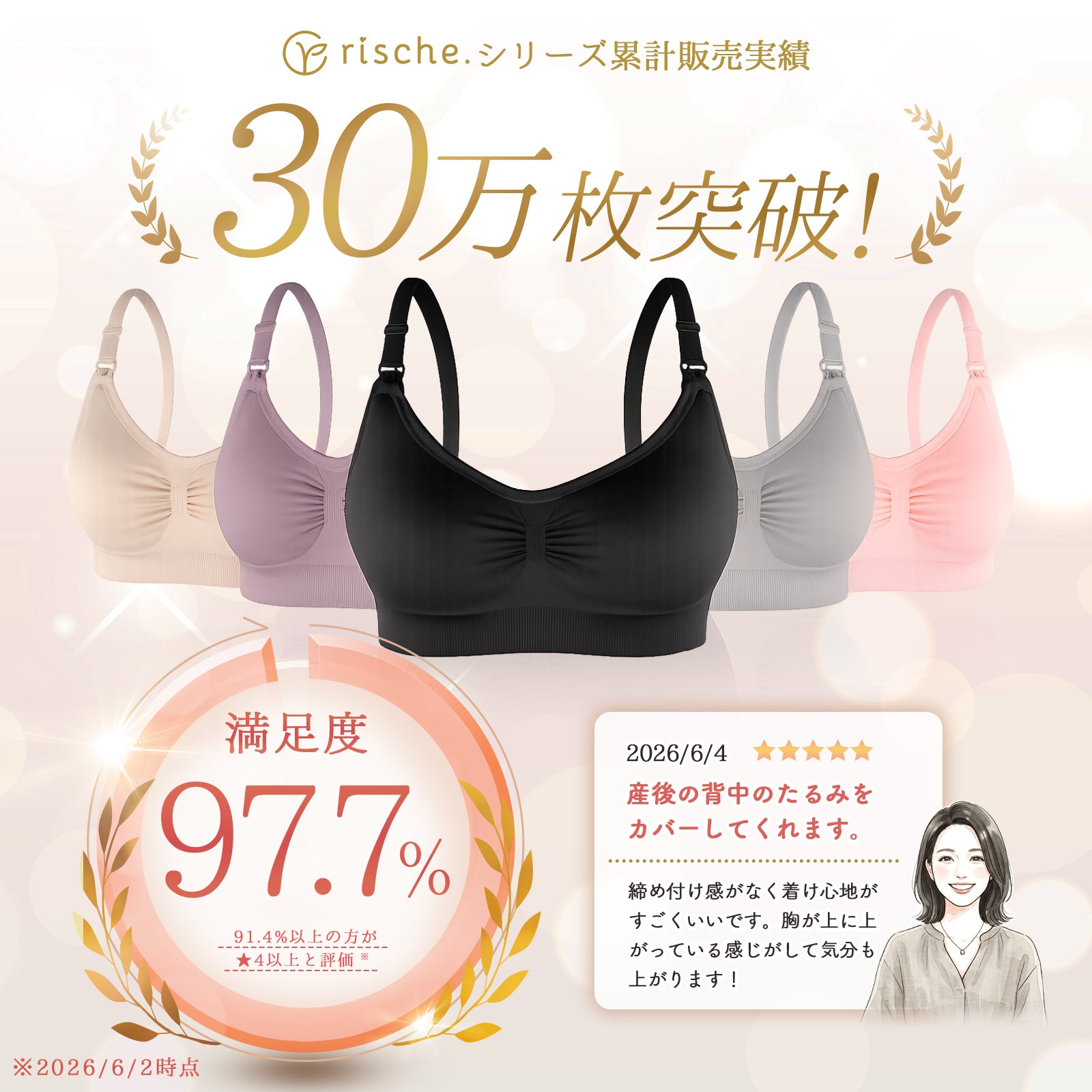 美胸、つづく。 マタニティ授乳ブラ